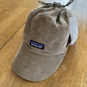 PATAGONIA CORDUROY SHERPA LINED EAR FLAP HAT